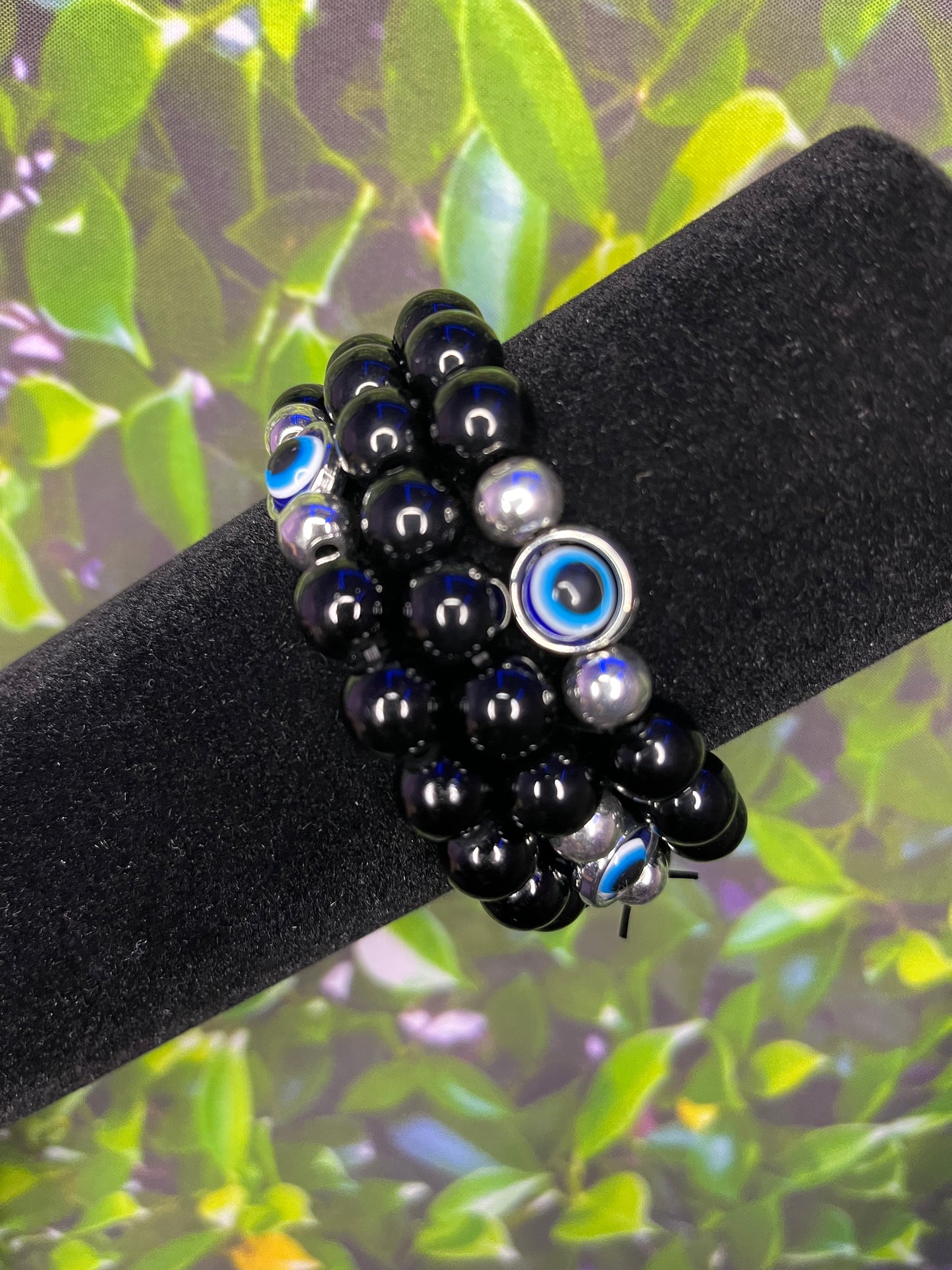 Black Chalcedony Evil Eye