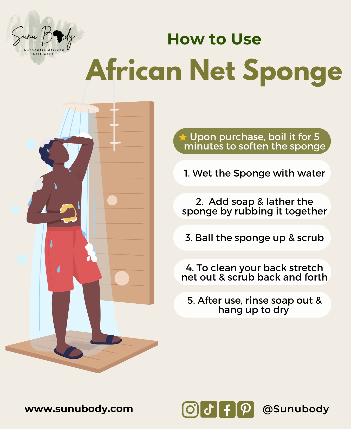 African Net Sponge (Sapo)